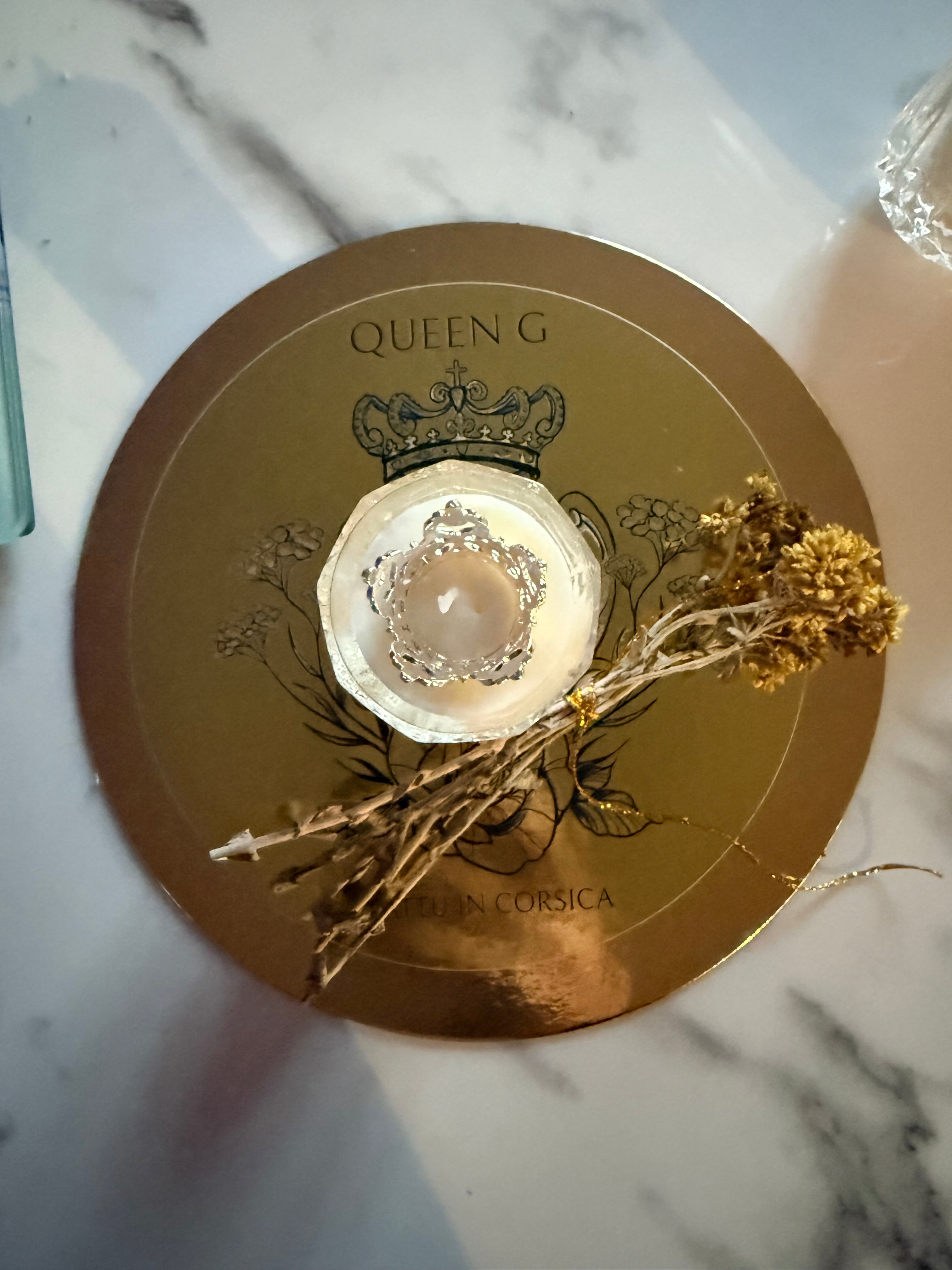 Bougie Queen G Ambre Gris