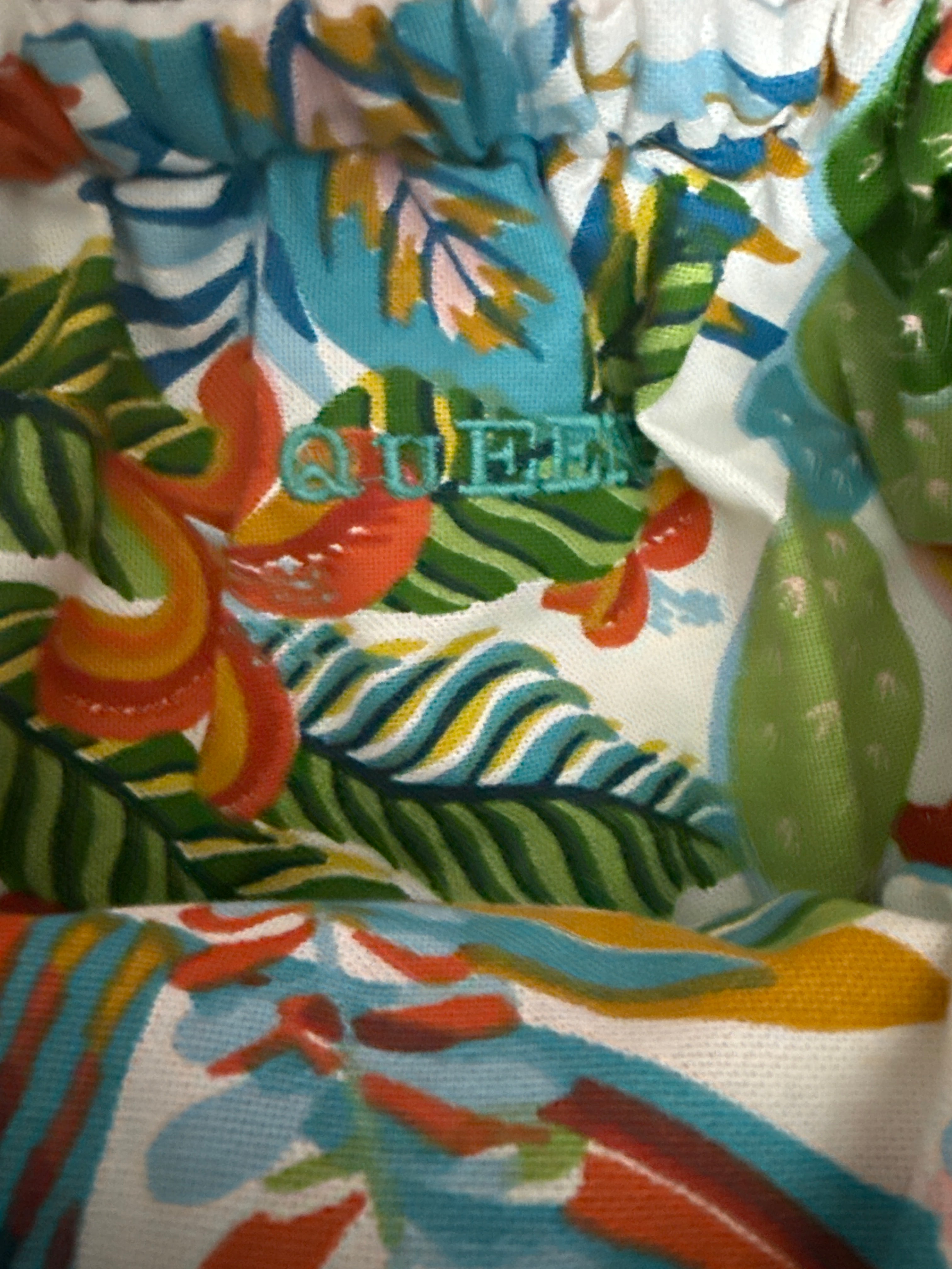 La Queen G 👑 éponge bleue logo bleu et bi Colors
