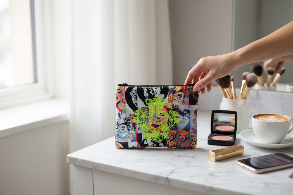 Pochette S « MARILYN SUNSHINE » 💛🩷✨