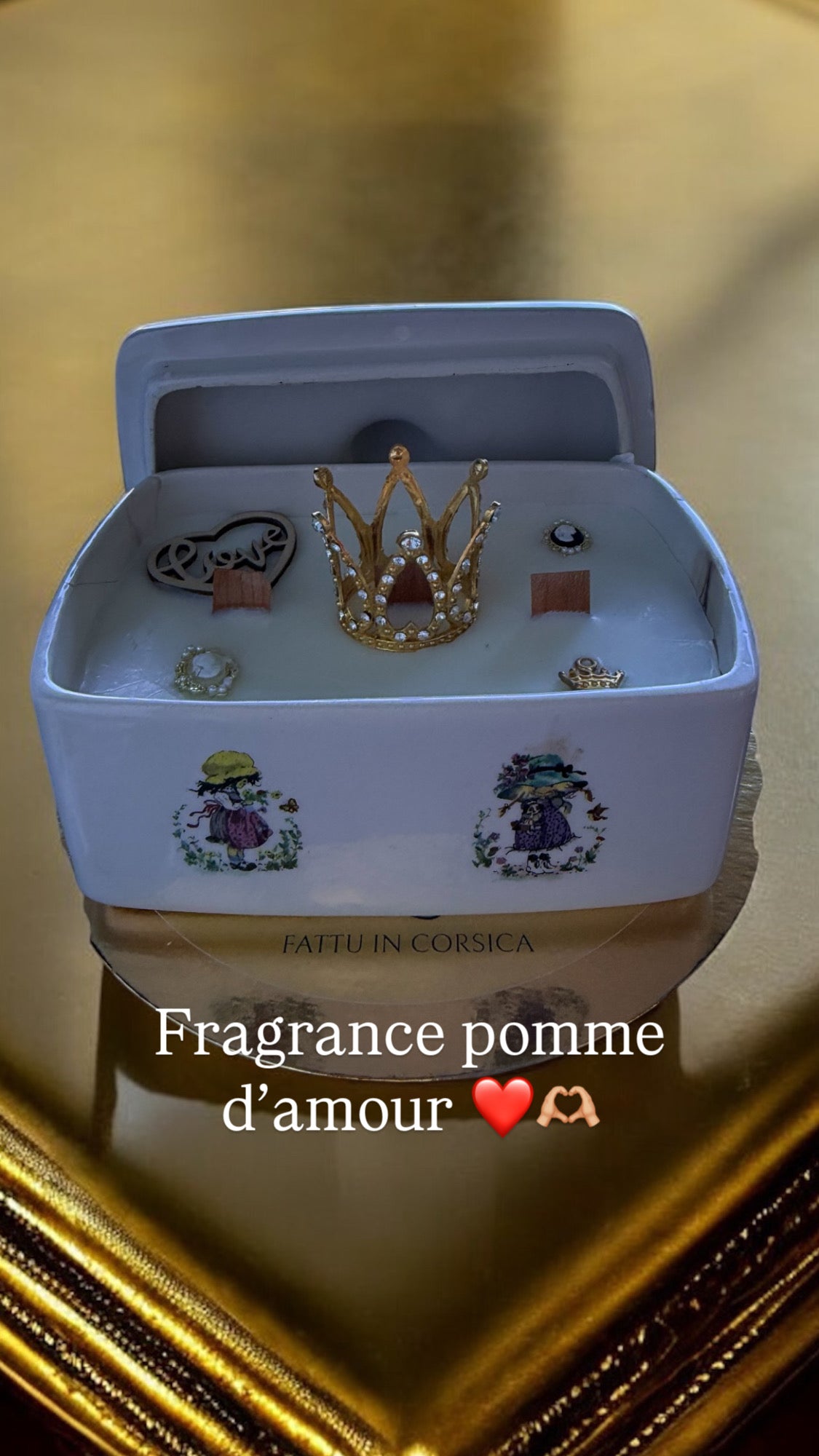 Bougie Queen G Pomme d’amour
