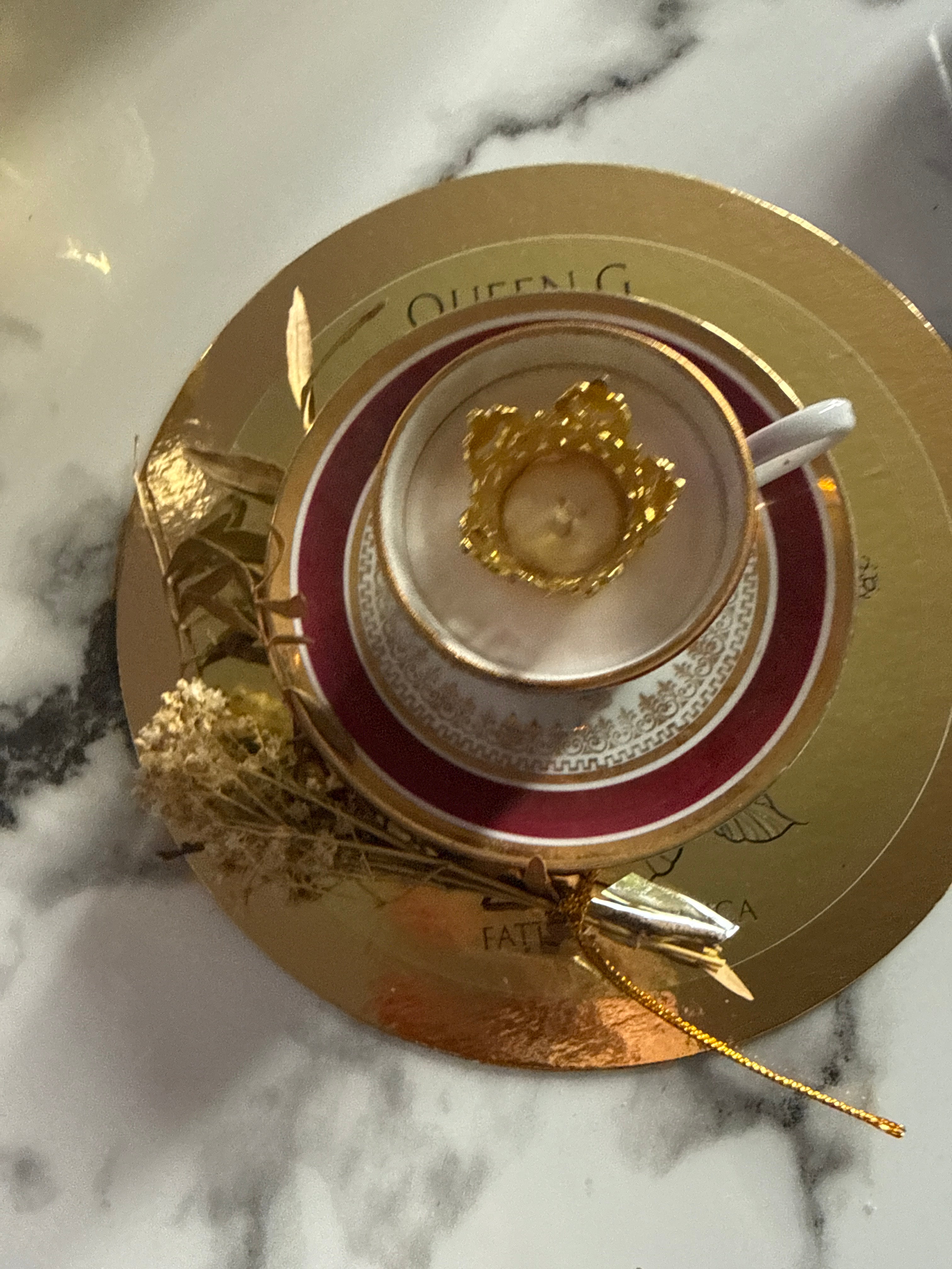 Bougie Queen G fleurs du Maquis Corse