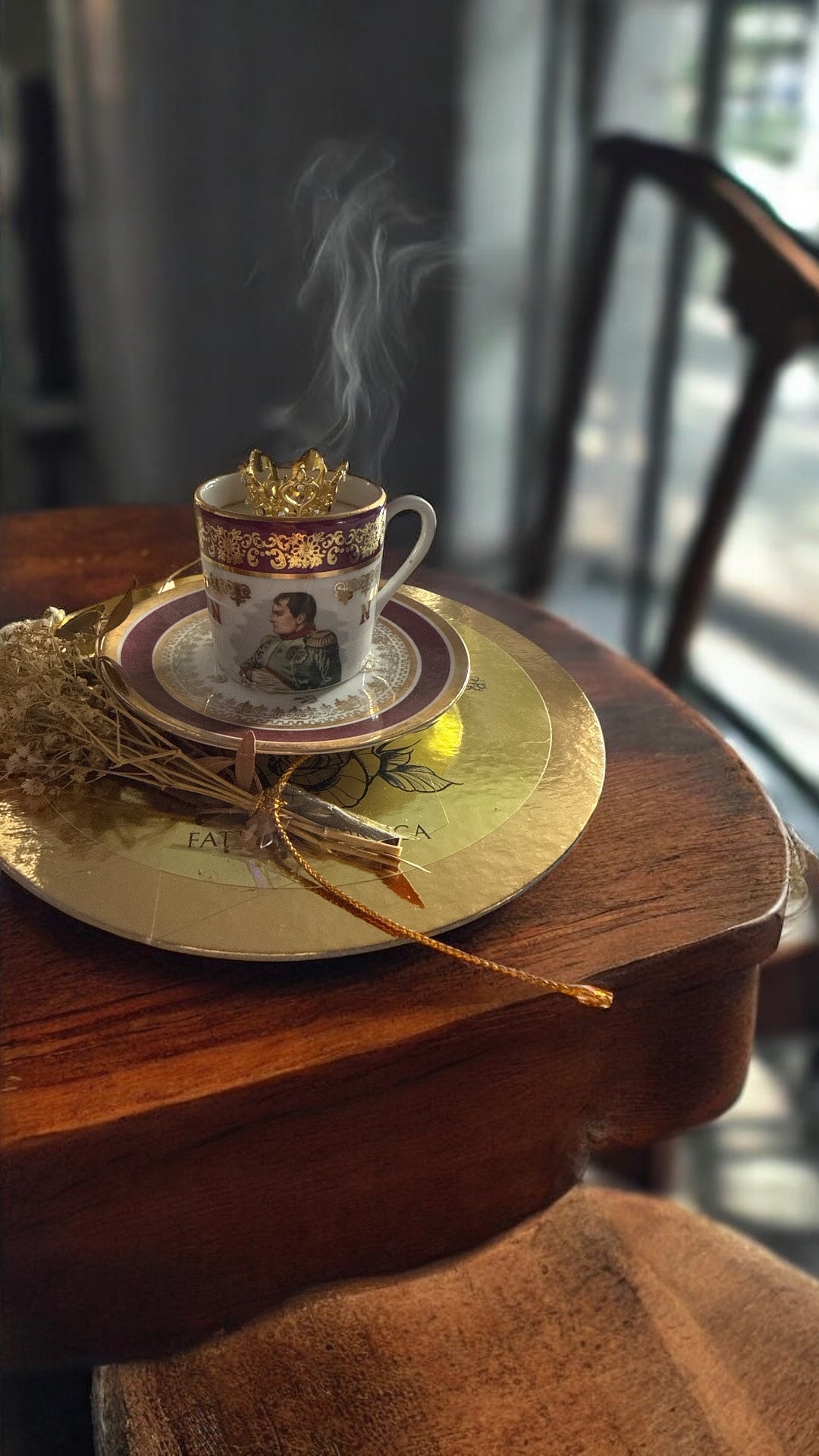 Bougie Queen G fleurs du Maquis Corse