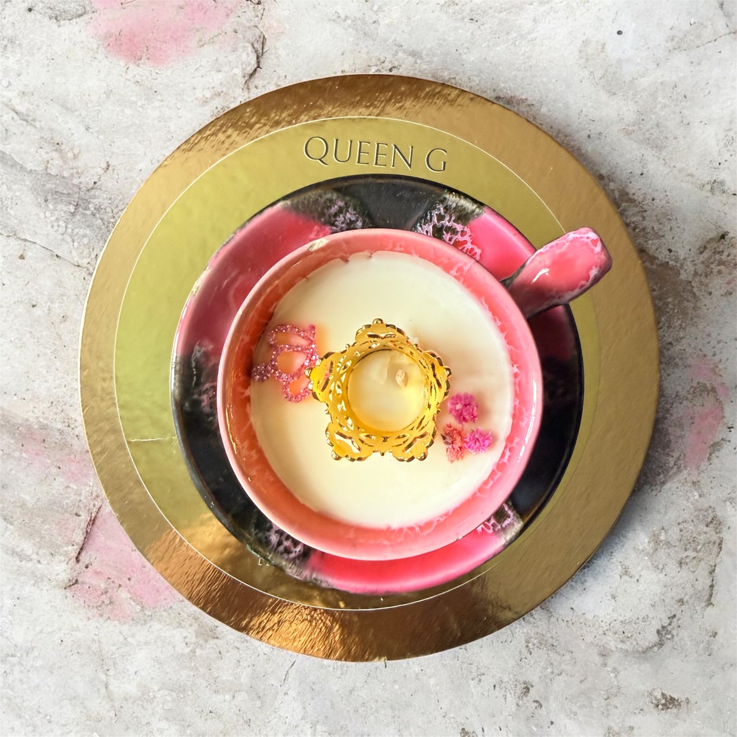 Bougie Queen G Ambre Gris