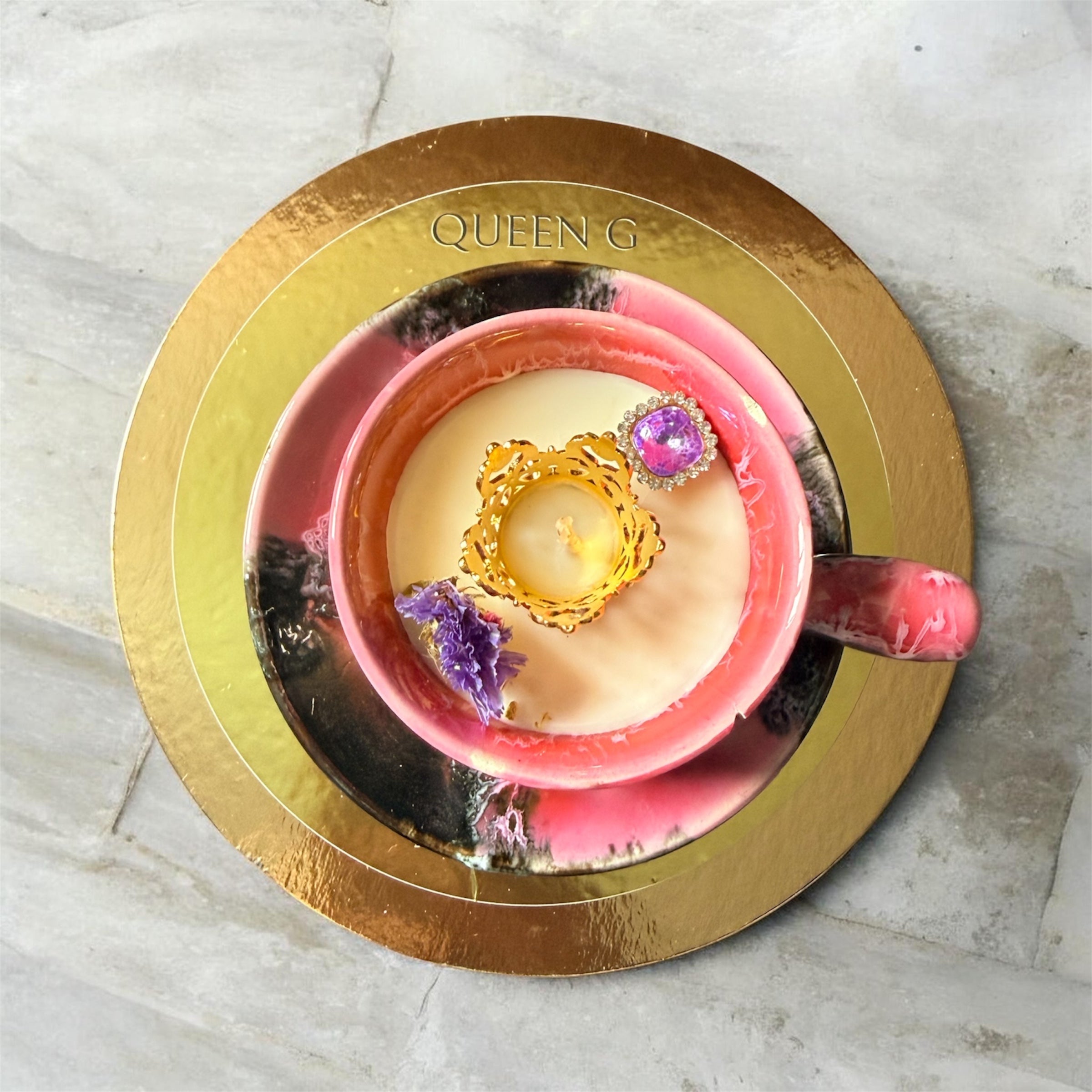 Bougie Queen G Ambre Gris