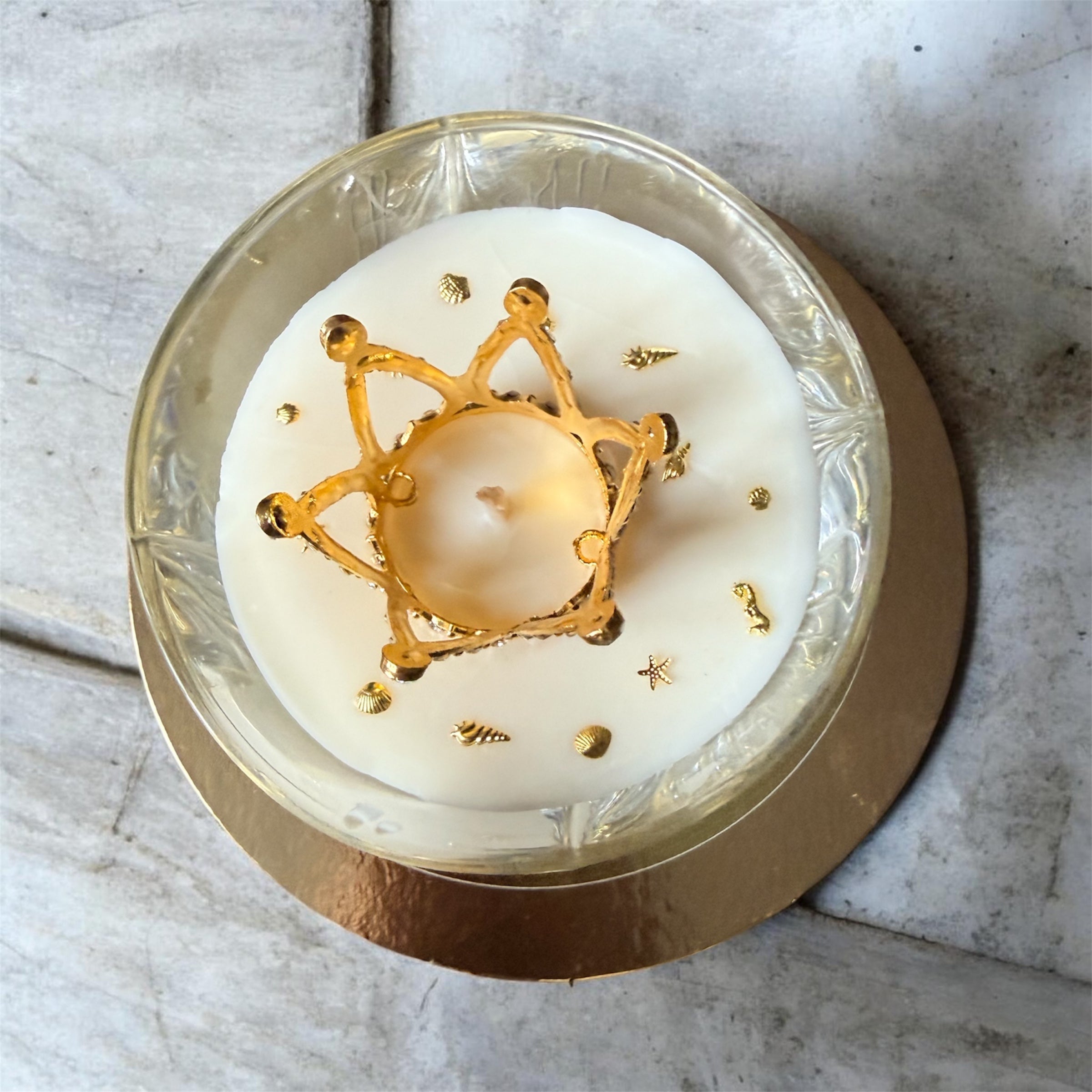 Bougie Queen G Ambre Gris