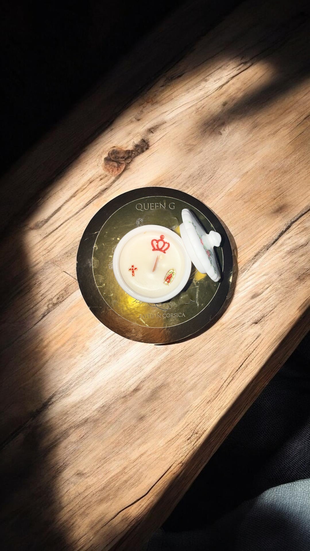 Bougie Queen G Ambre Gris