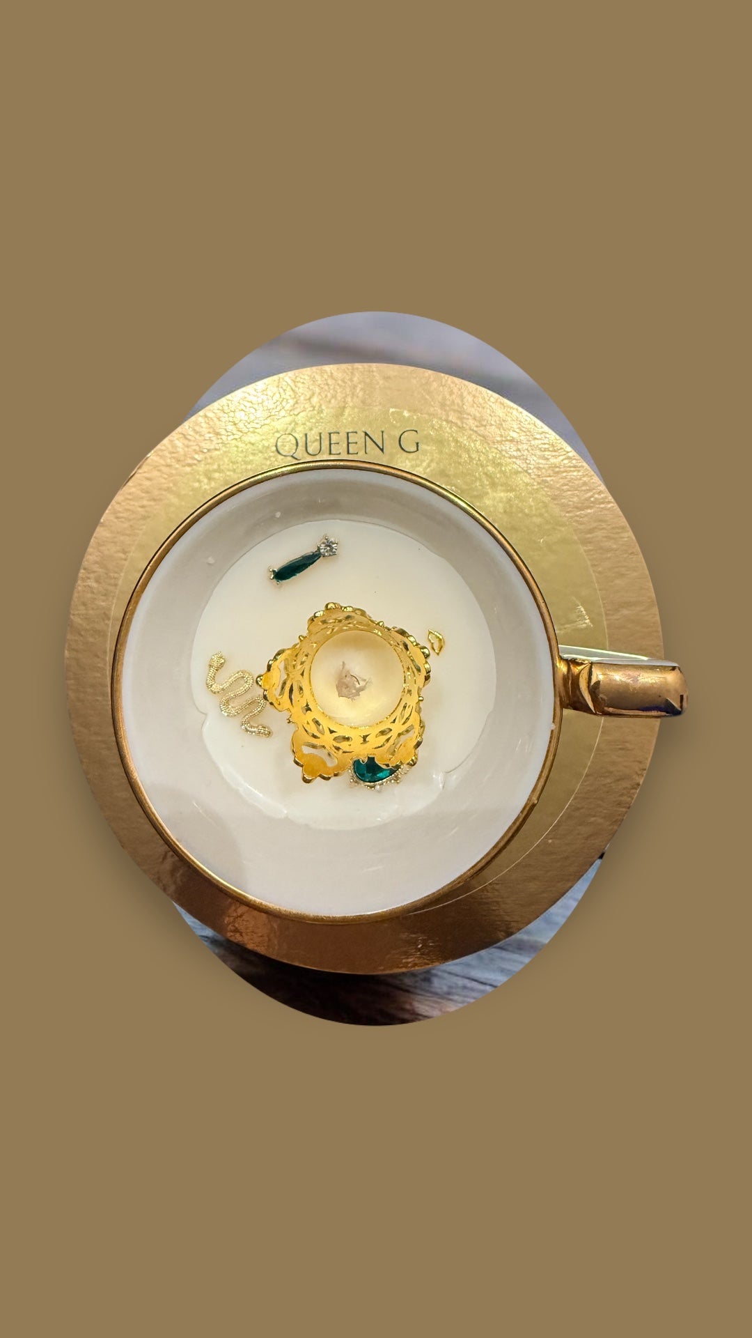 Bougie Queen G Ambre Gris