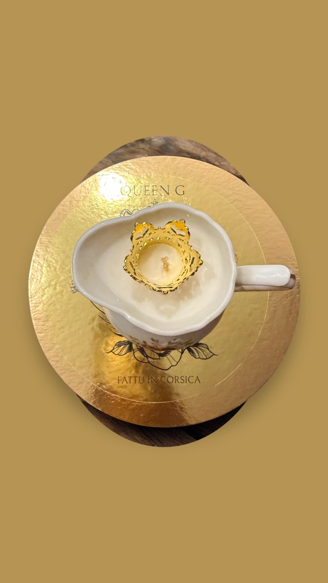 Bougie Queen G Ambre Gris