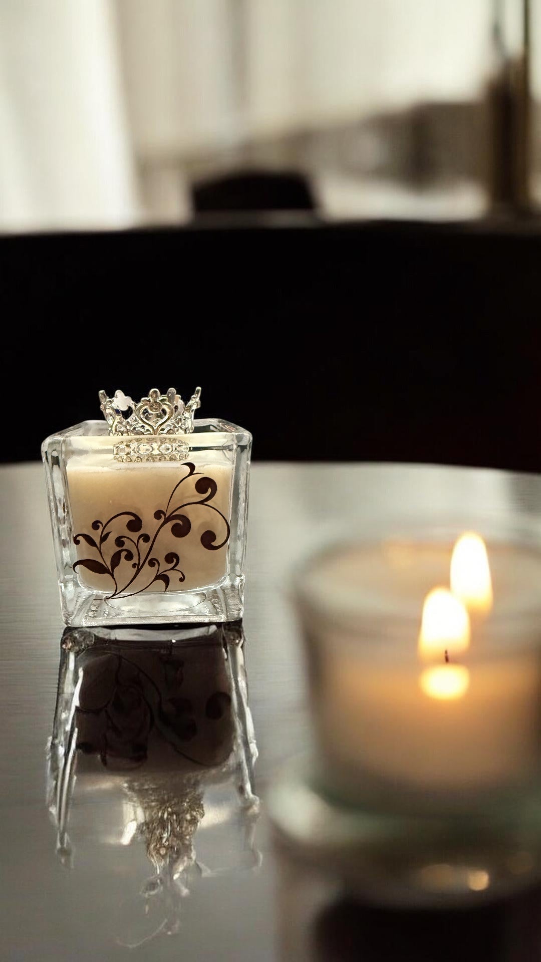 Bougie Queen G Ambre Gris