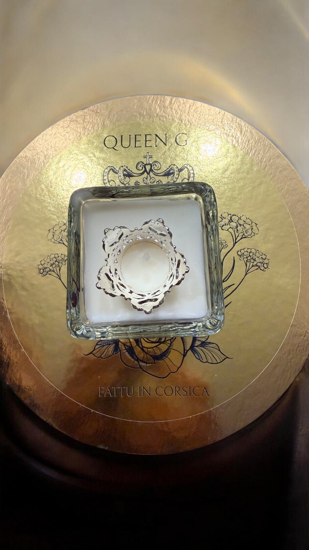 Bougie Queen G Ambre Gris