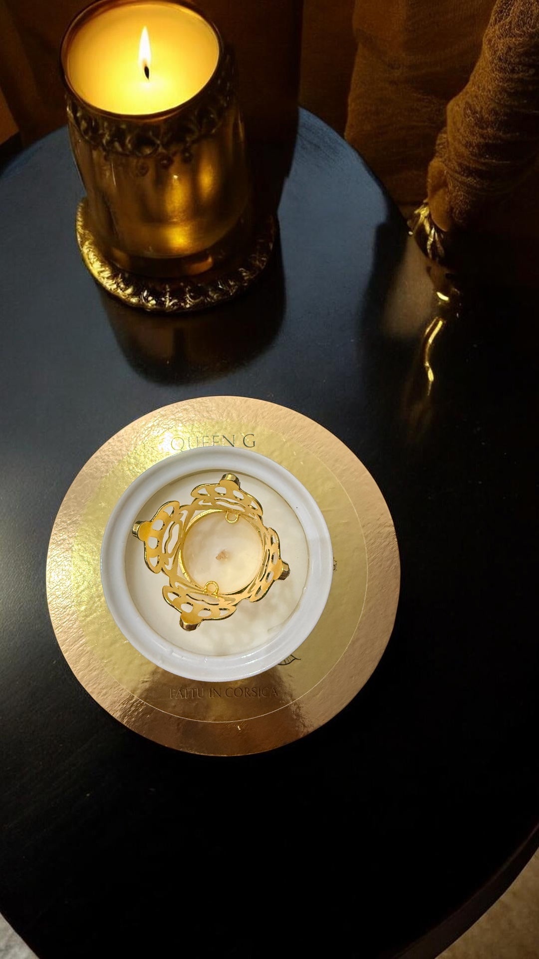 Bougie Queen G Ambre Gris