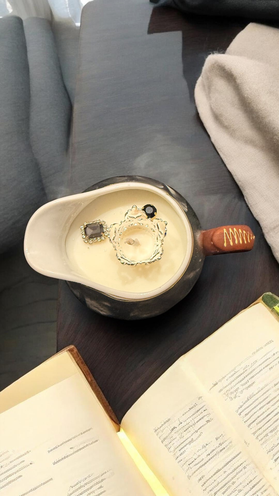 Bougie Queen G Ambre Gris