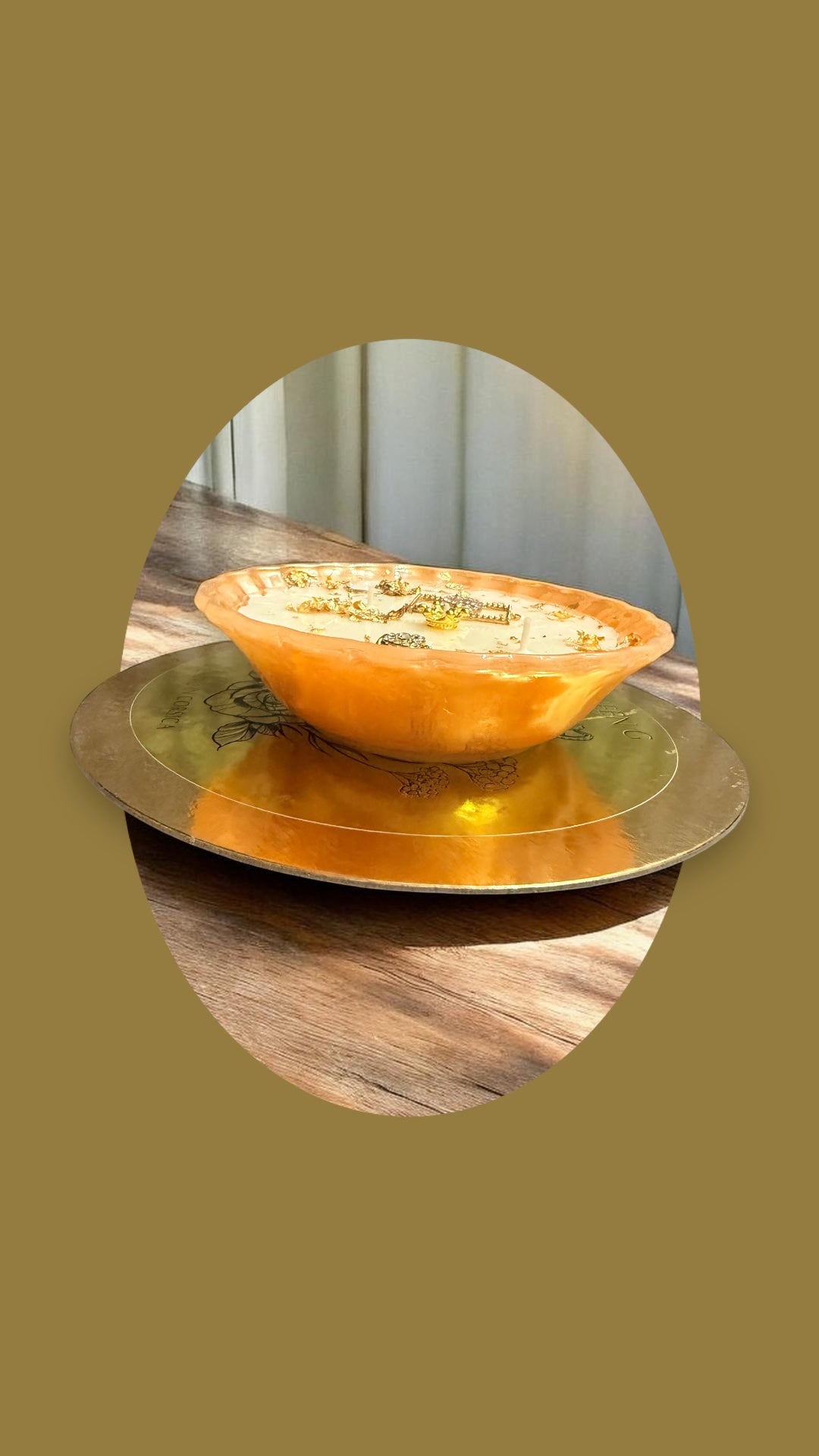 Bougie Queen G Chocolat Noisette