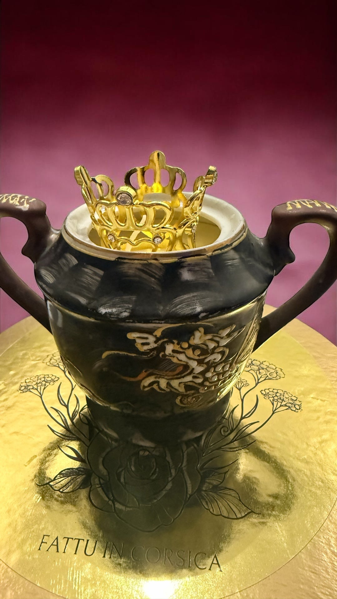 Bougie Queen G Chocolat Noisette