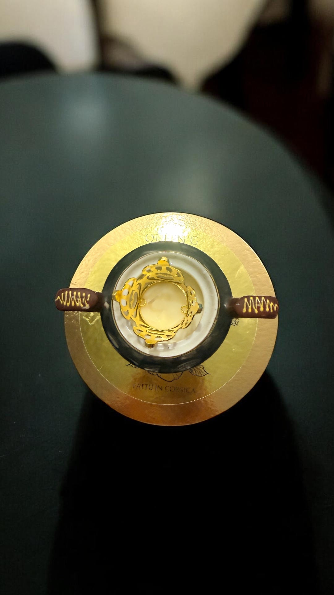 Bougie Queen G Chocolat Noisette