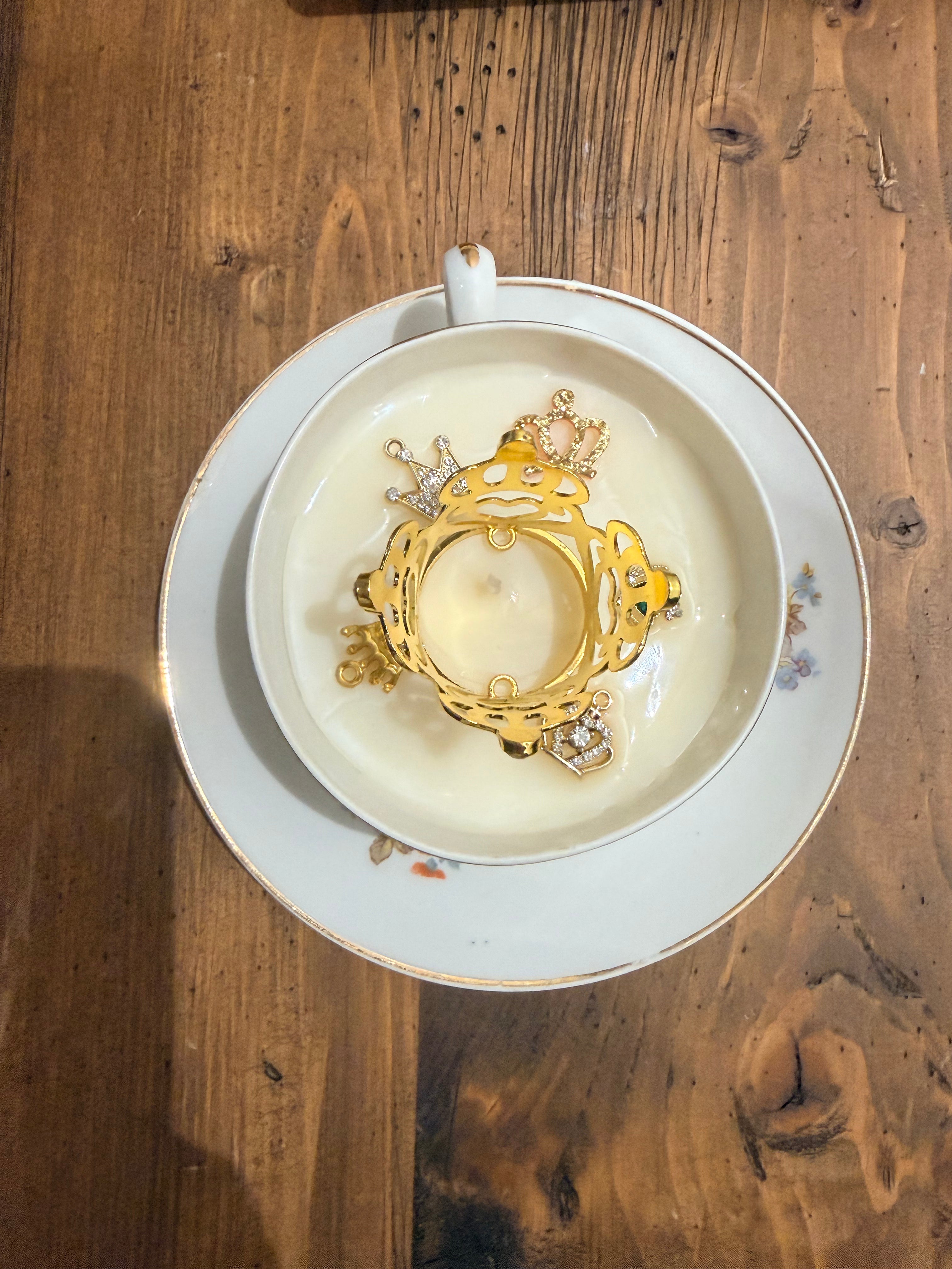 Bougie Queen G Chocolat Noisette