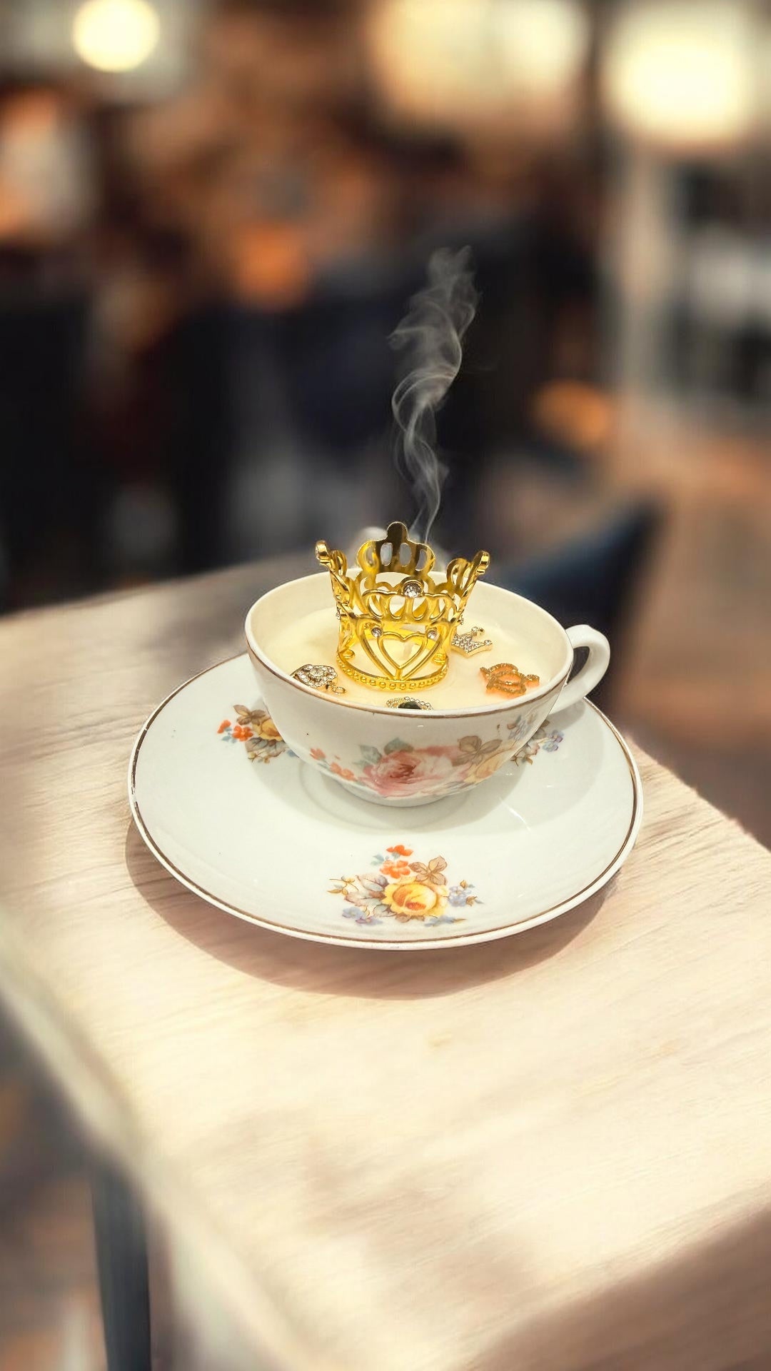 Bougie Queen G Chocolat Noisette