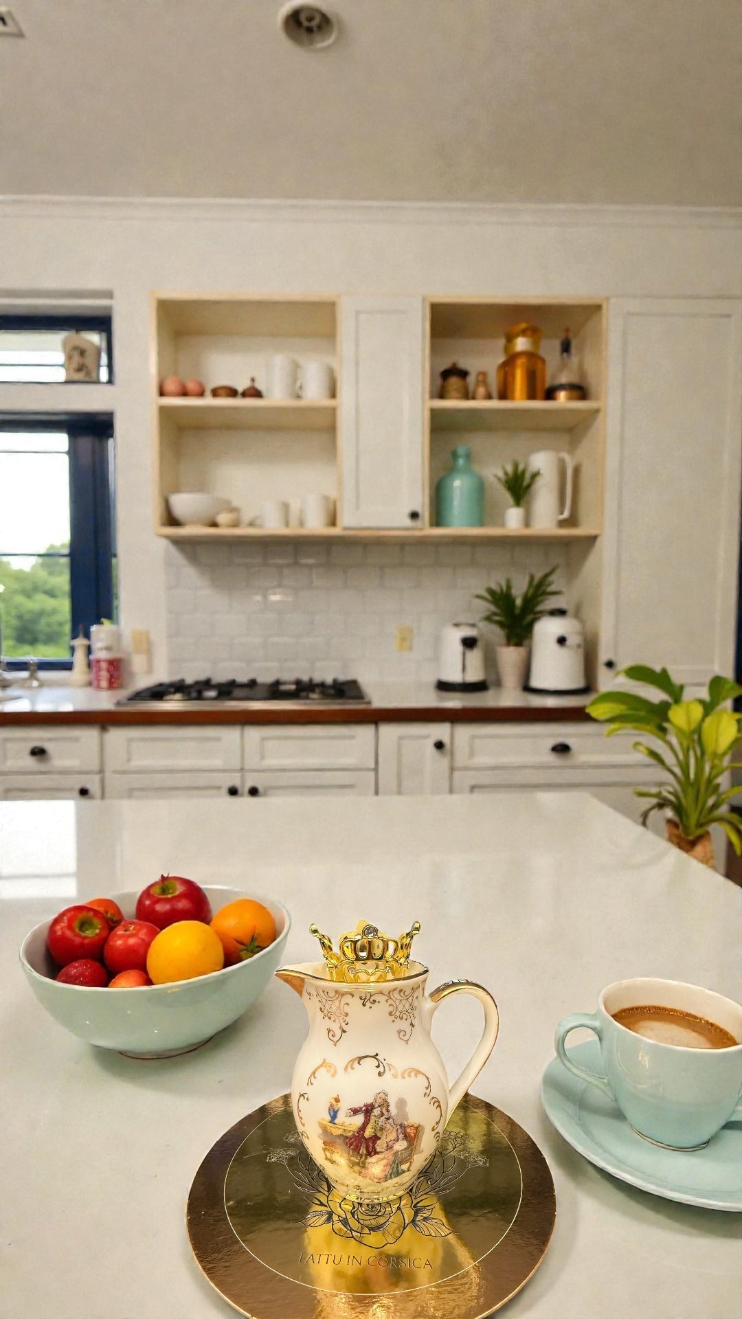 Bougie Queen G Chocolat Noisette