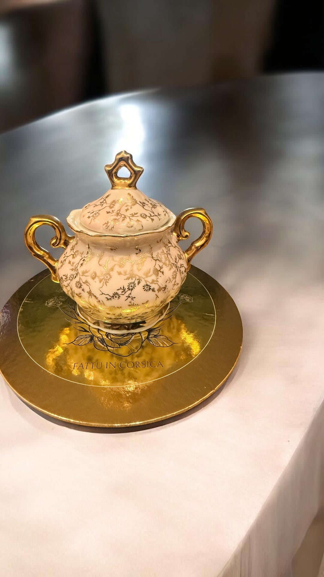 Bougie Queen G Chocolat Noisette