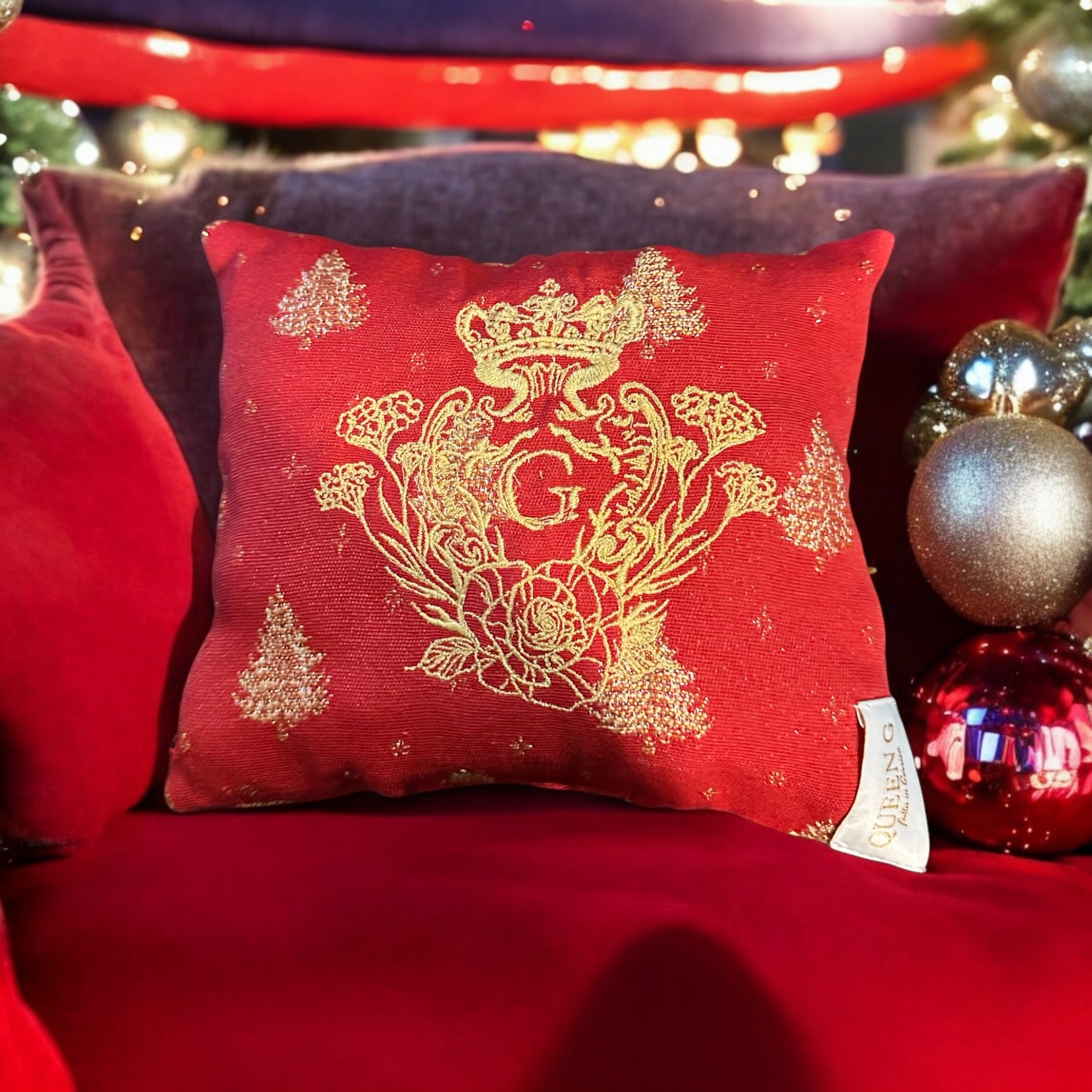 Coussin de Noël 🎅 dimension:20Lx18H cm