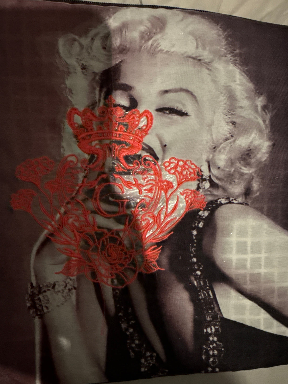 Pochette XL MARILYN QUEEN ❤️🖤