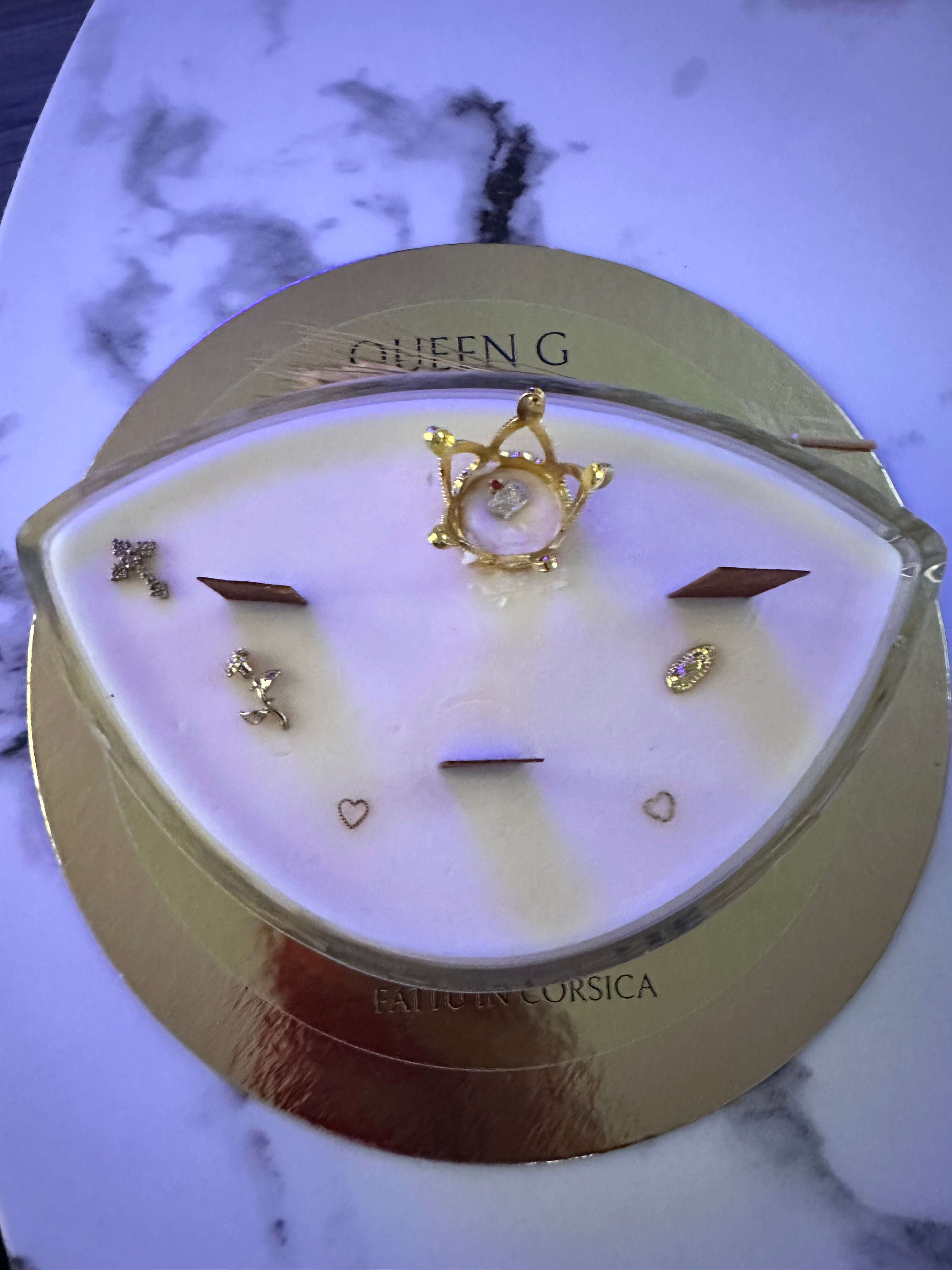 Bougie Queen G Ambre Gris