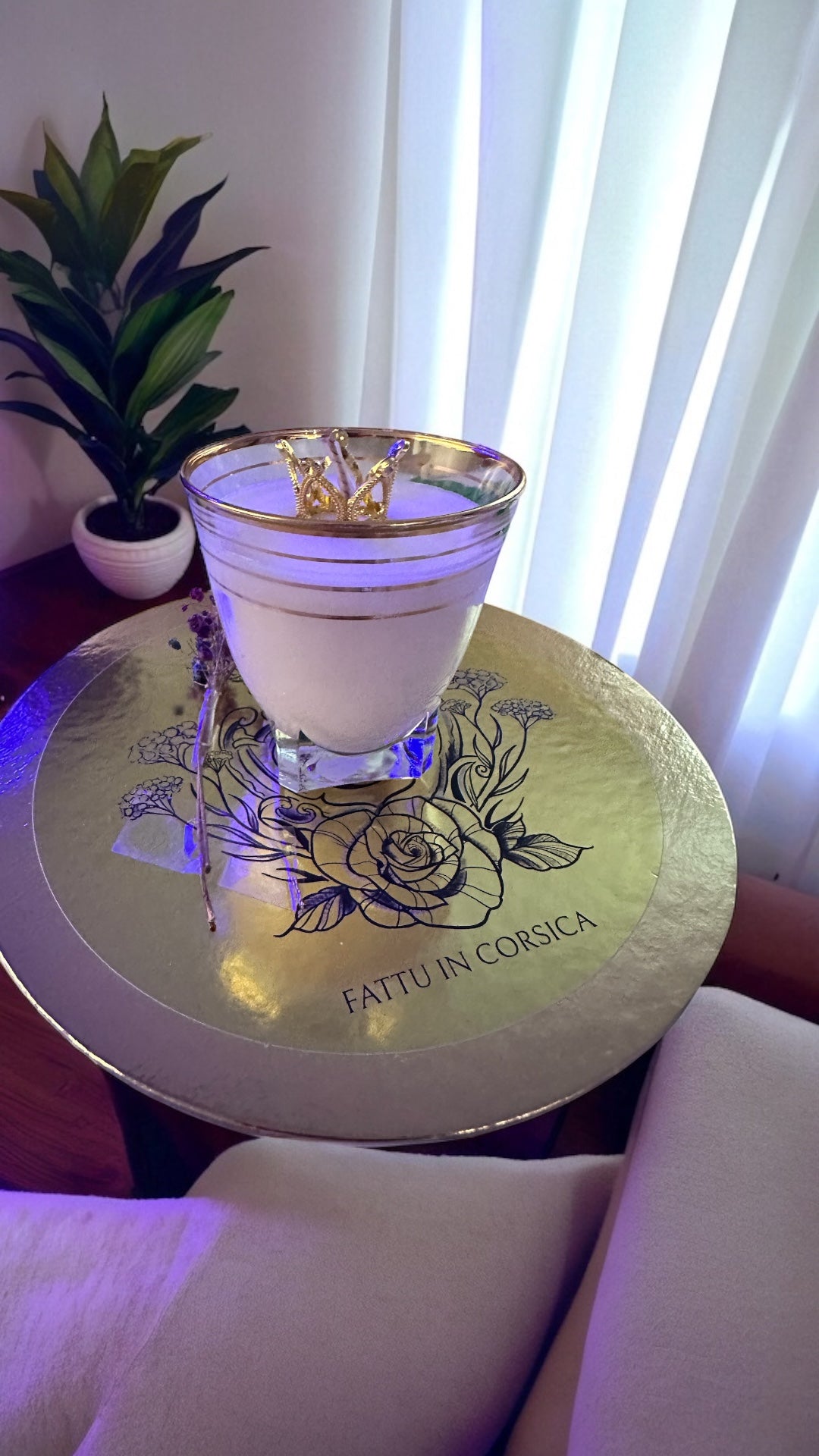 Bougie Queen G Ambre Gris