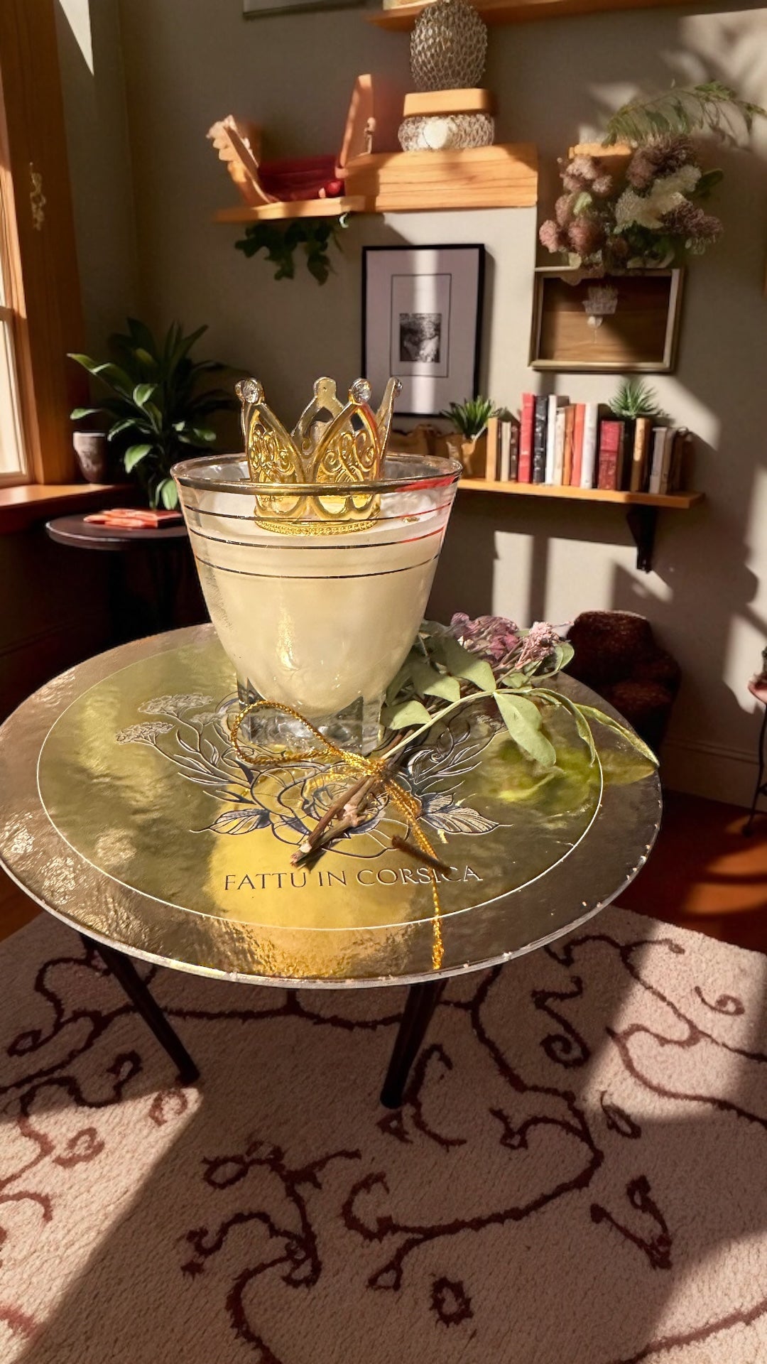 Bougie Queen G Fleurs du Maquis