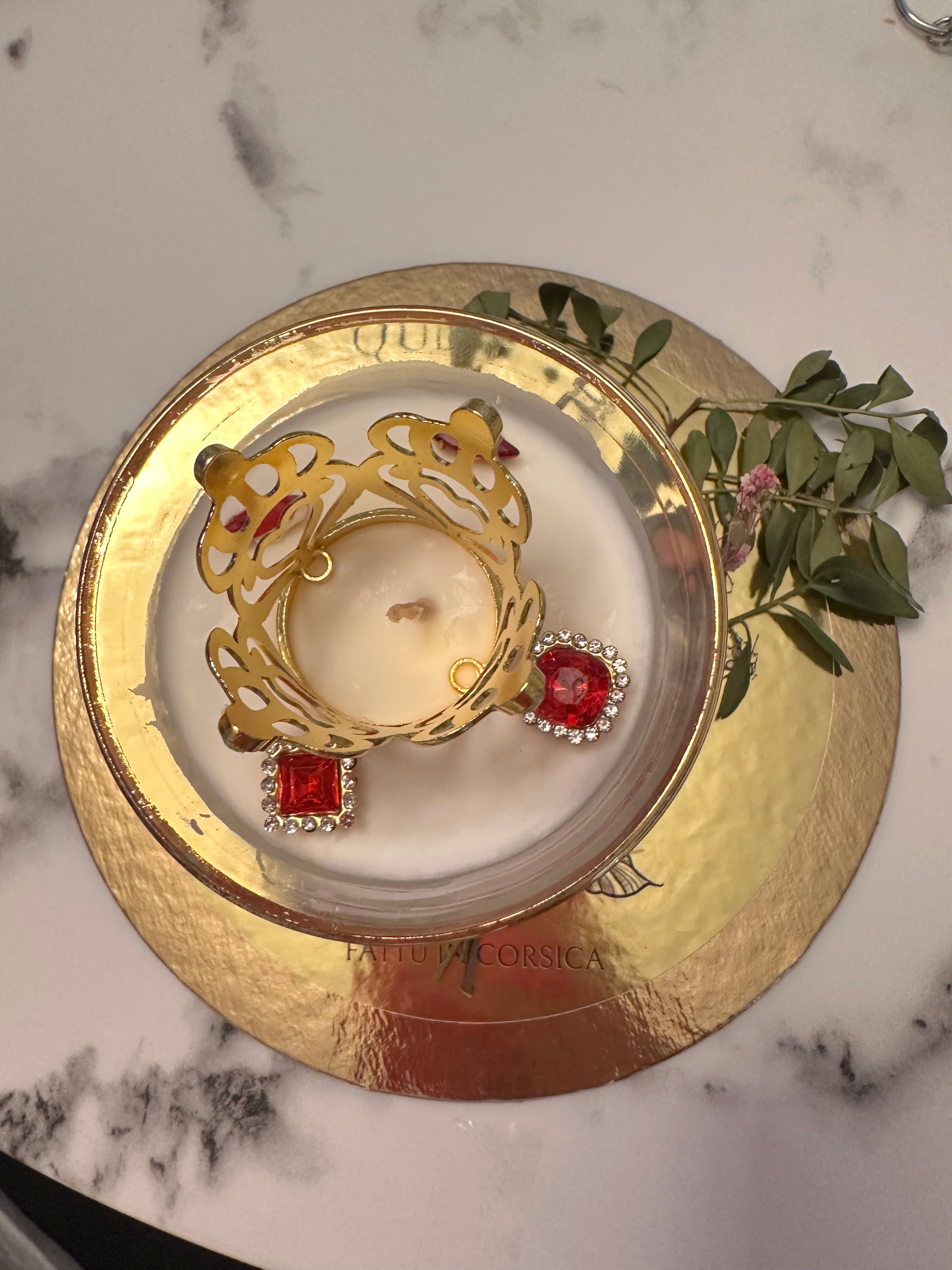 Bougie Queen G Fleurs du Maquis Corse
