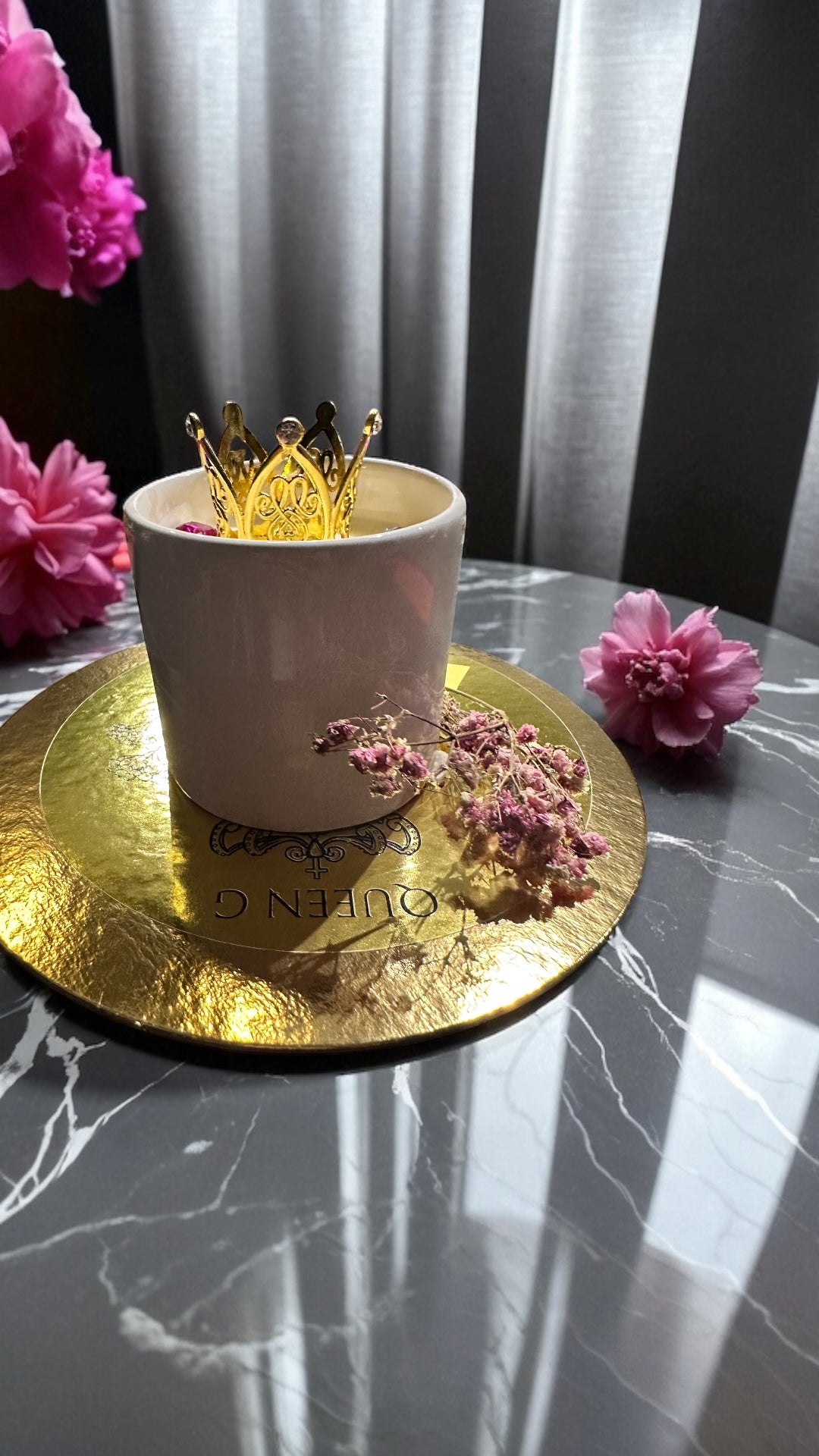 Bougie Queen G Fleurs du Maquis Corse