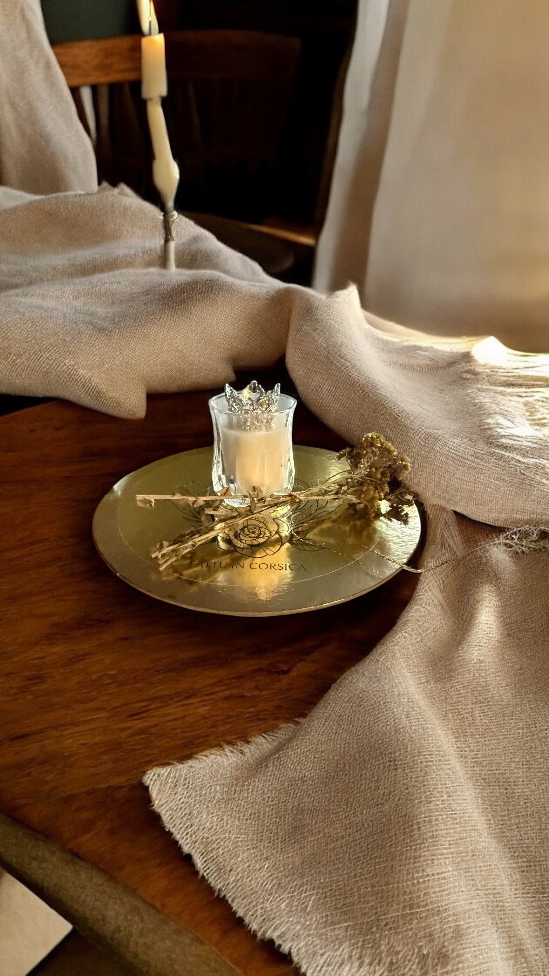 Bougie Queen G Ambre Gris