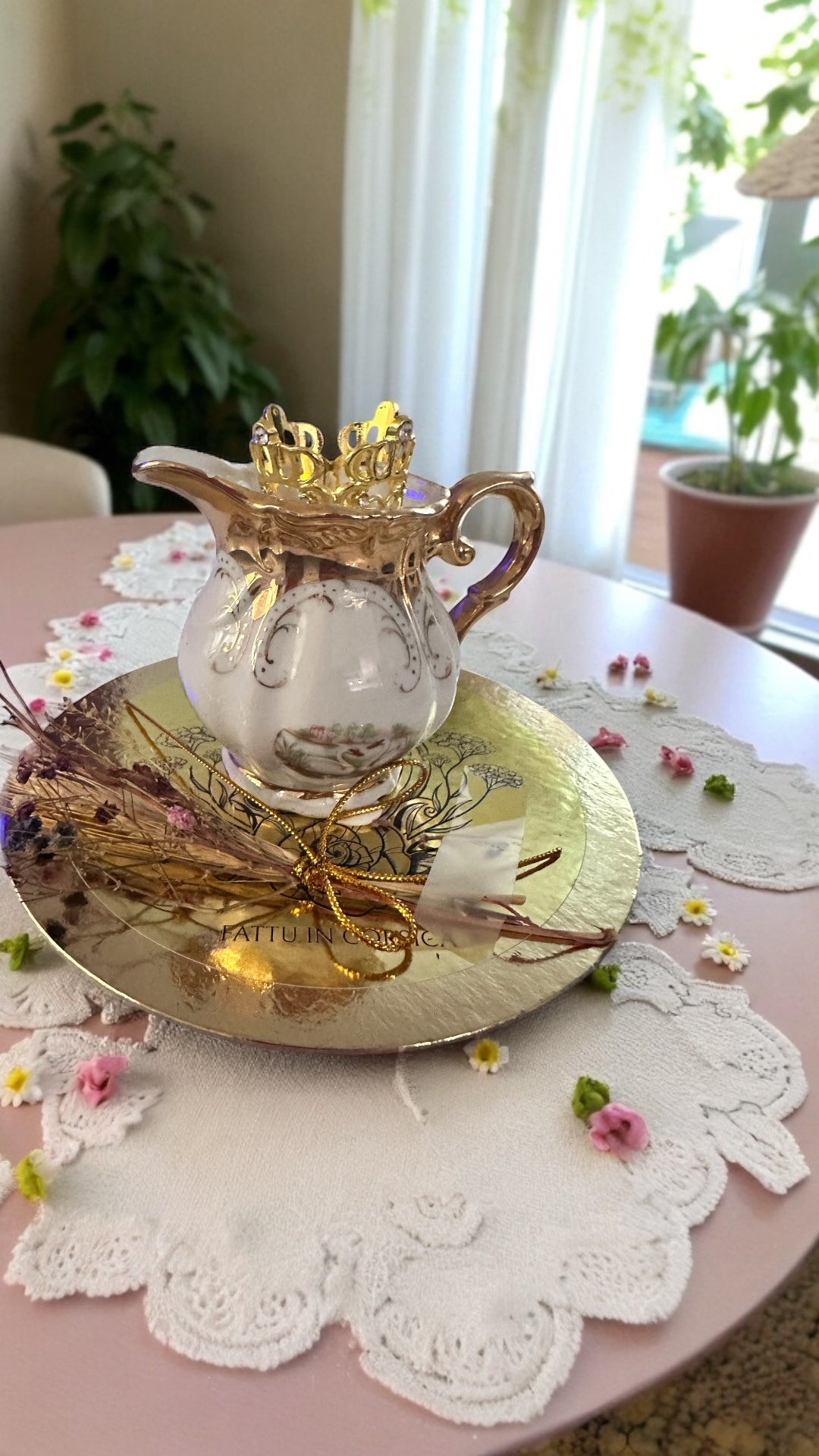 Bougie Queen G Fleurs du Maquis Corse