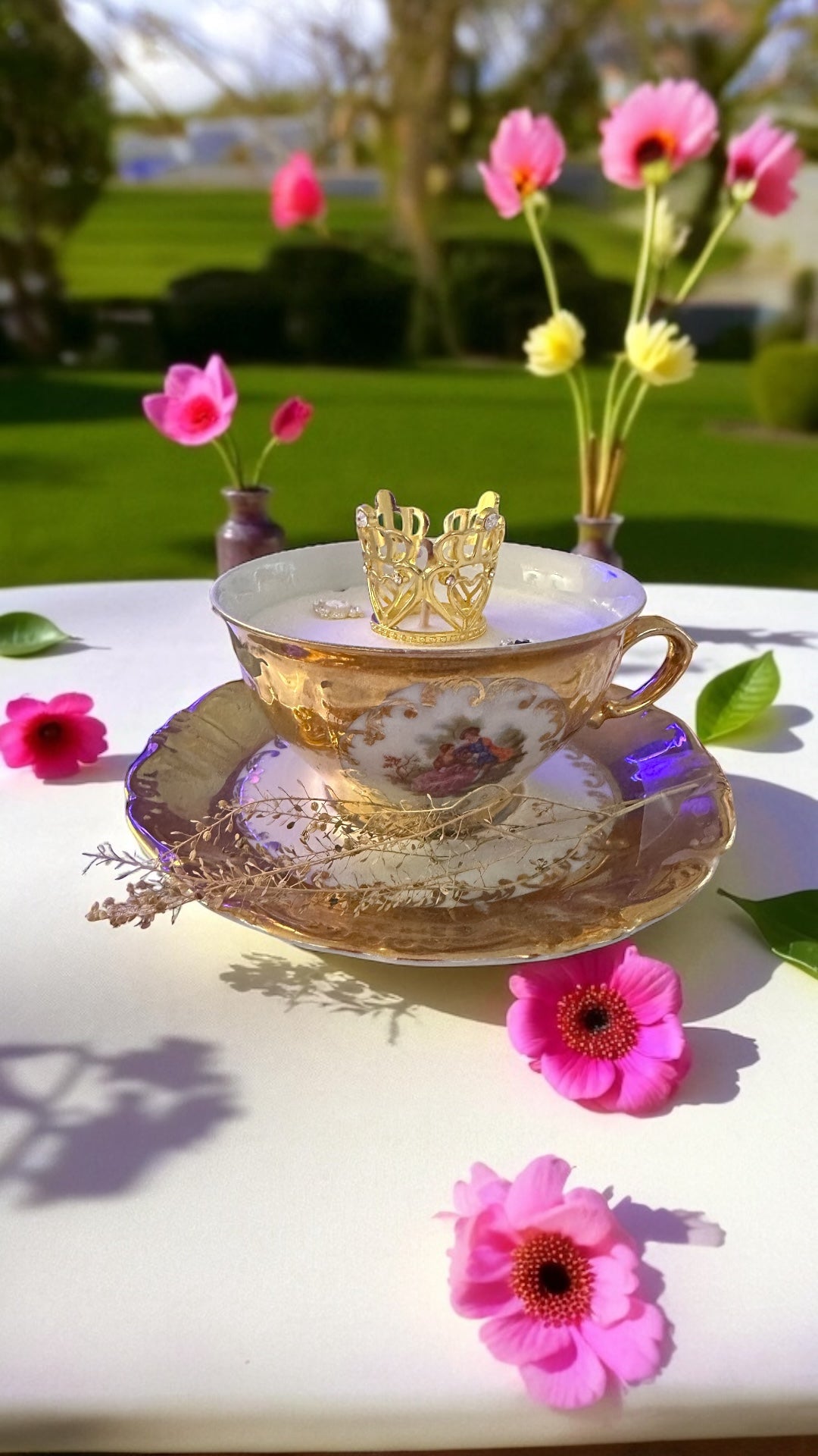Bougie Queen G Fleurs du Maquis Corse