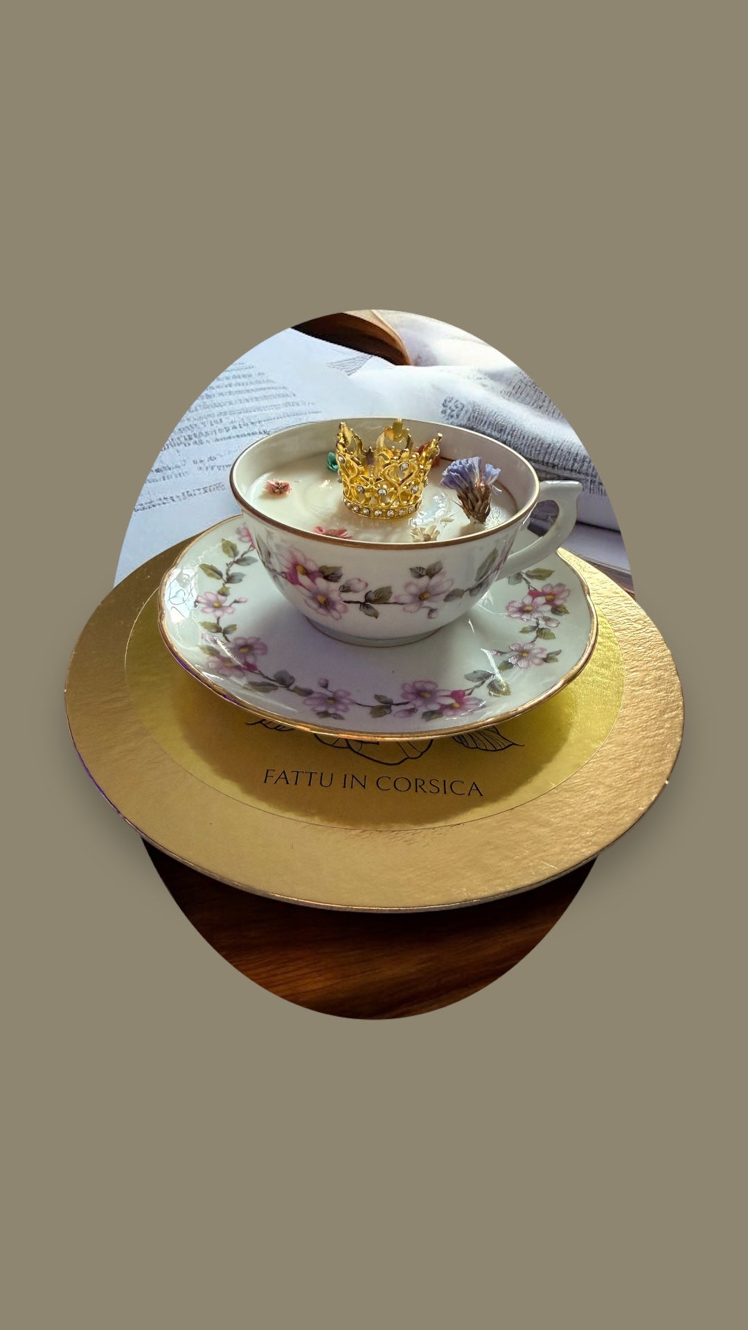 Bougie Queen G Ambre Gris