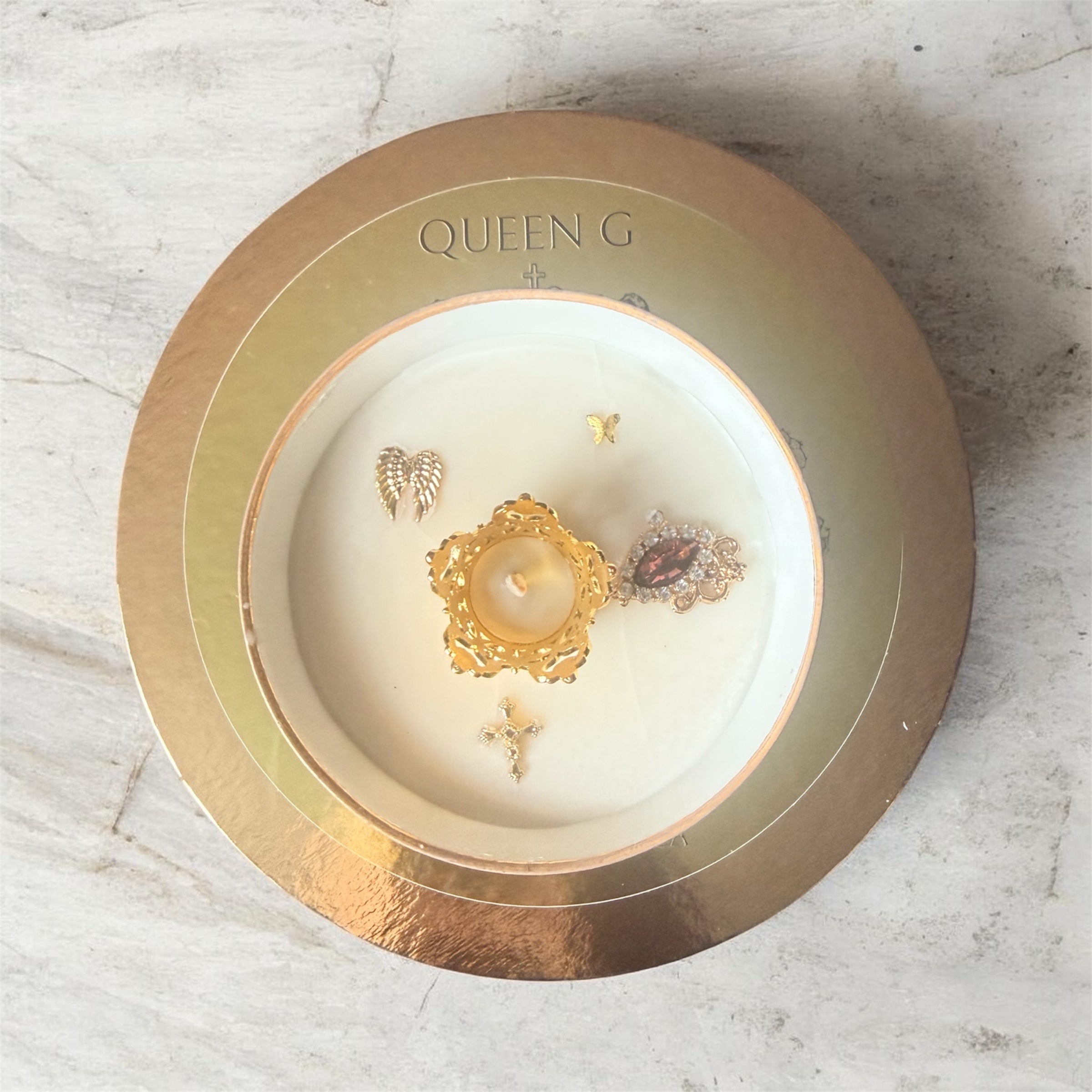 Bougie Queen G Ambre Gris