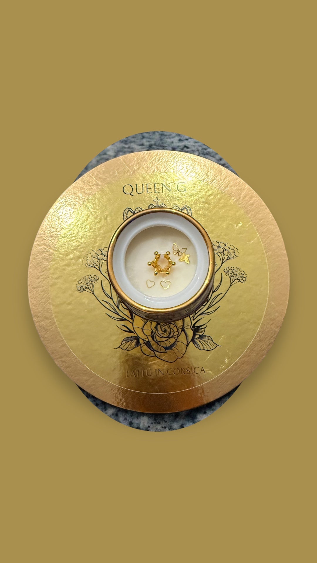 Bougie Queen G Ambre Gris