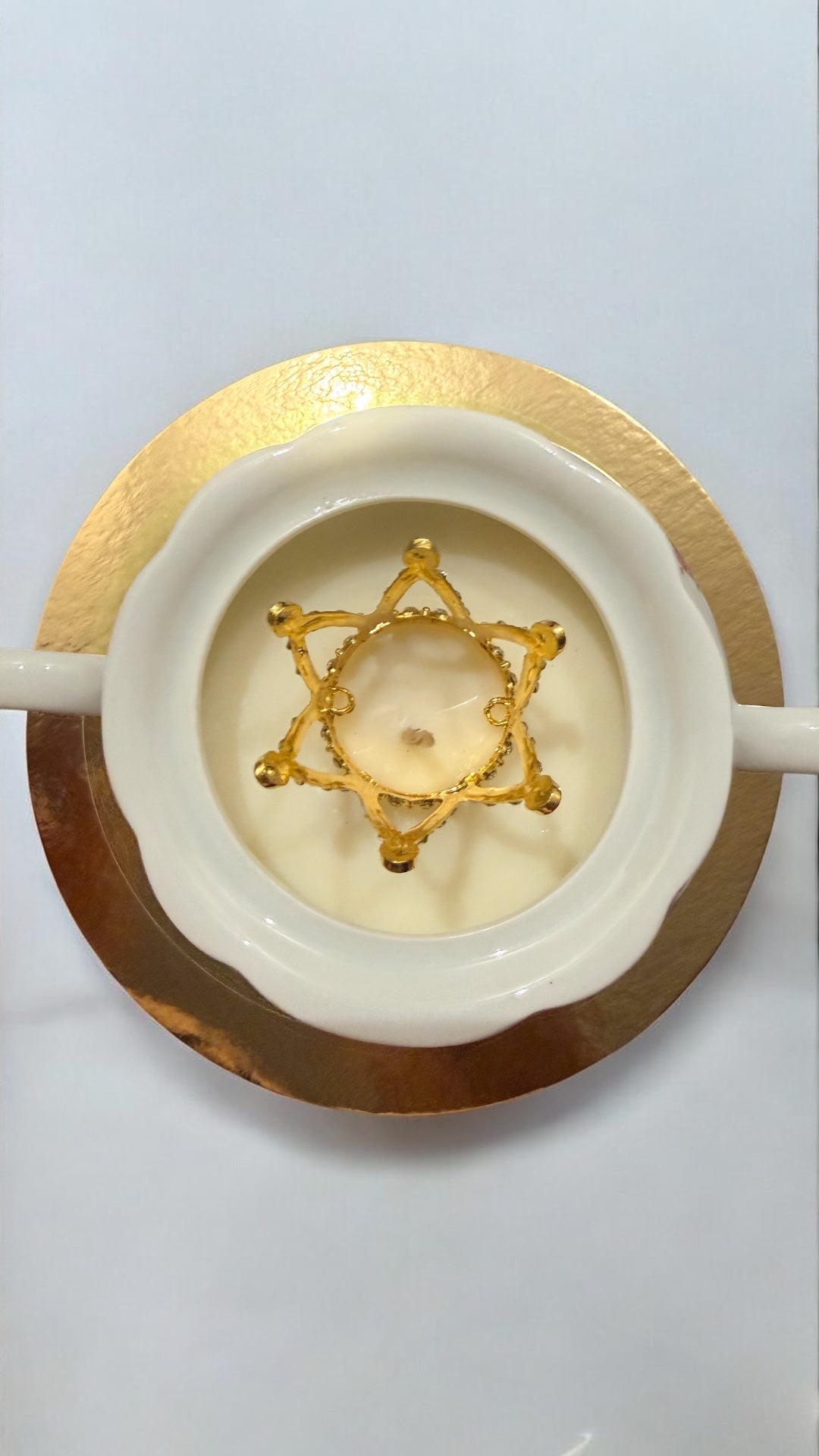 Bougie Queen G Chocolat Noisette