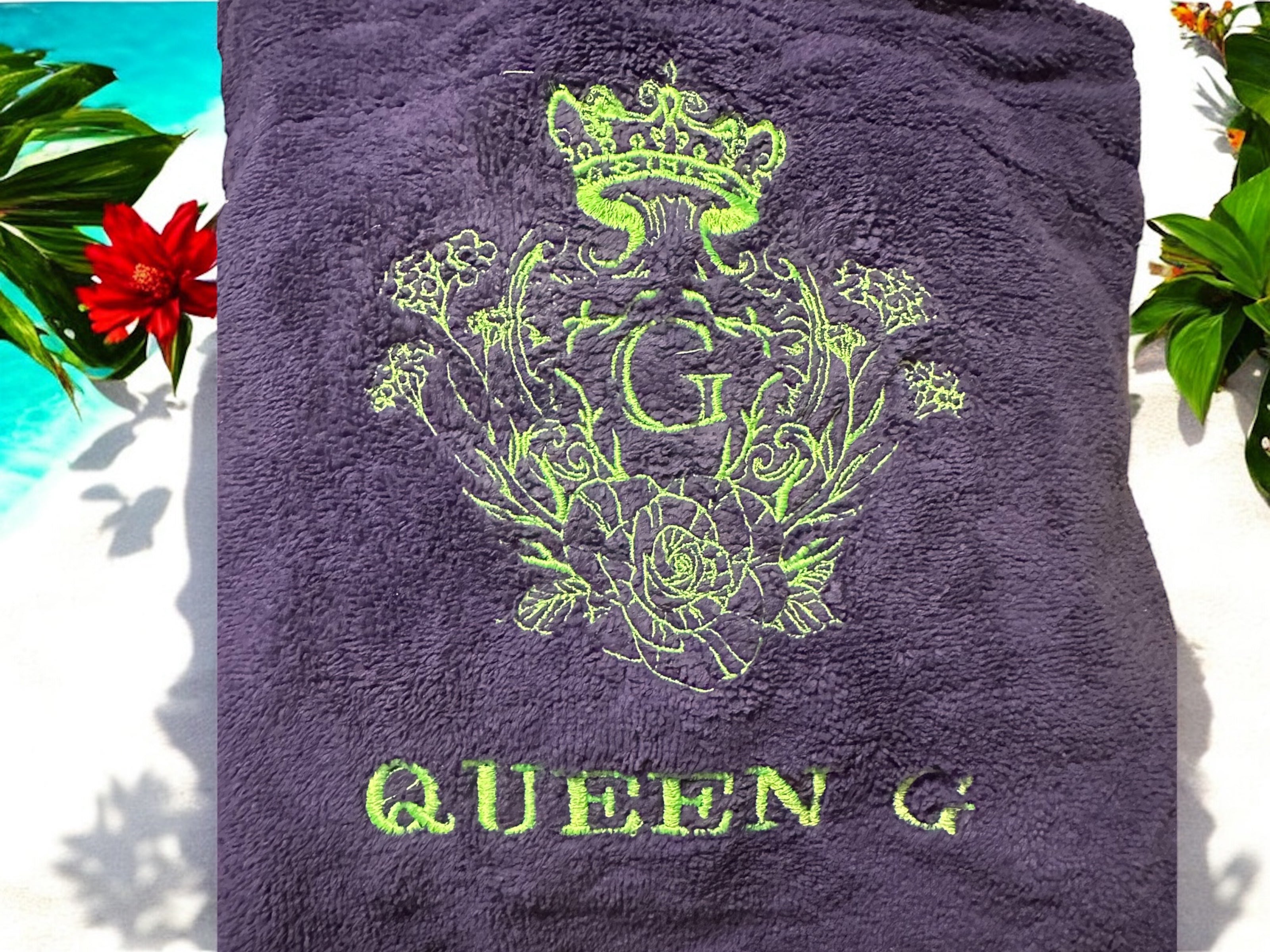 Modèle Mini sac cabas en éponge Bambou Mauve intérieur en cretonne enduite argentée Logo Vert